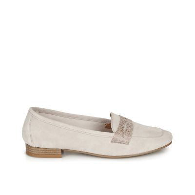 MOCASSINS ANDRÉ FEMME DAIM BEIGE